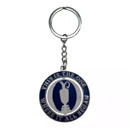 Enamel Spinning Keyring